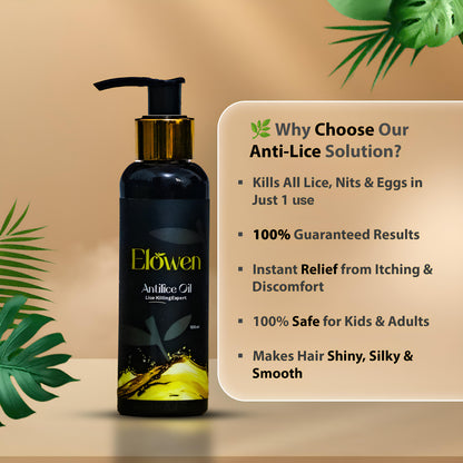 Anti Lice & Nits Treatment Oil | For Kids & Adults
